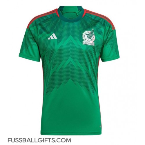 Mexiko Fußballbekleidung Heimtrikot WM 2022 Kurzarm